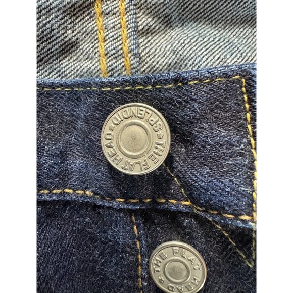 Self Edge x The Flat Head selvedge denim jeans Size 33 made in japan SE05BSP - Picture 2 of 6
